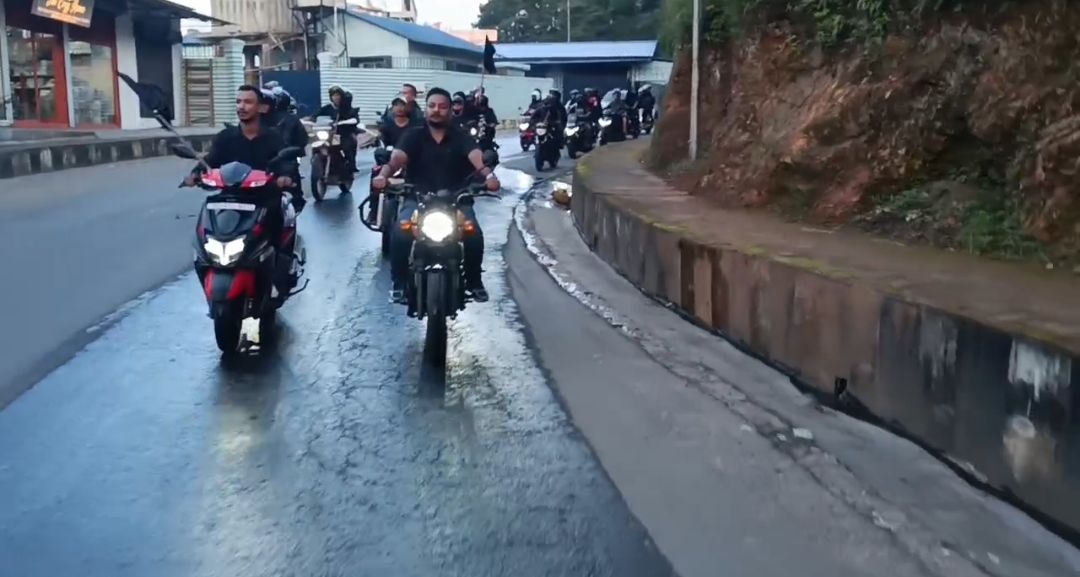 KSU Holds Black-Flag Bike Rally as Ultimatum Expires